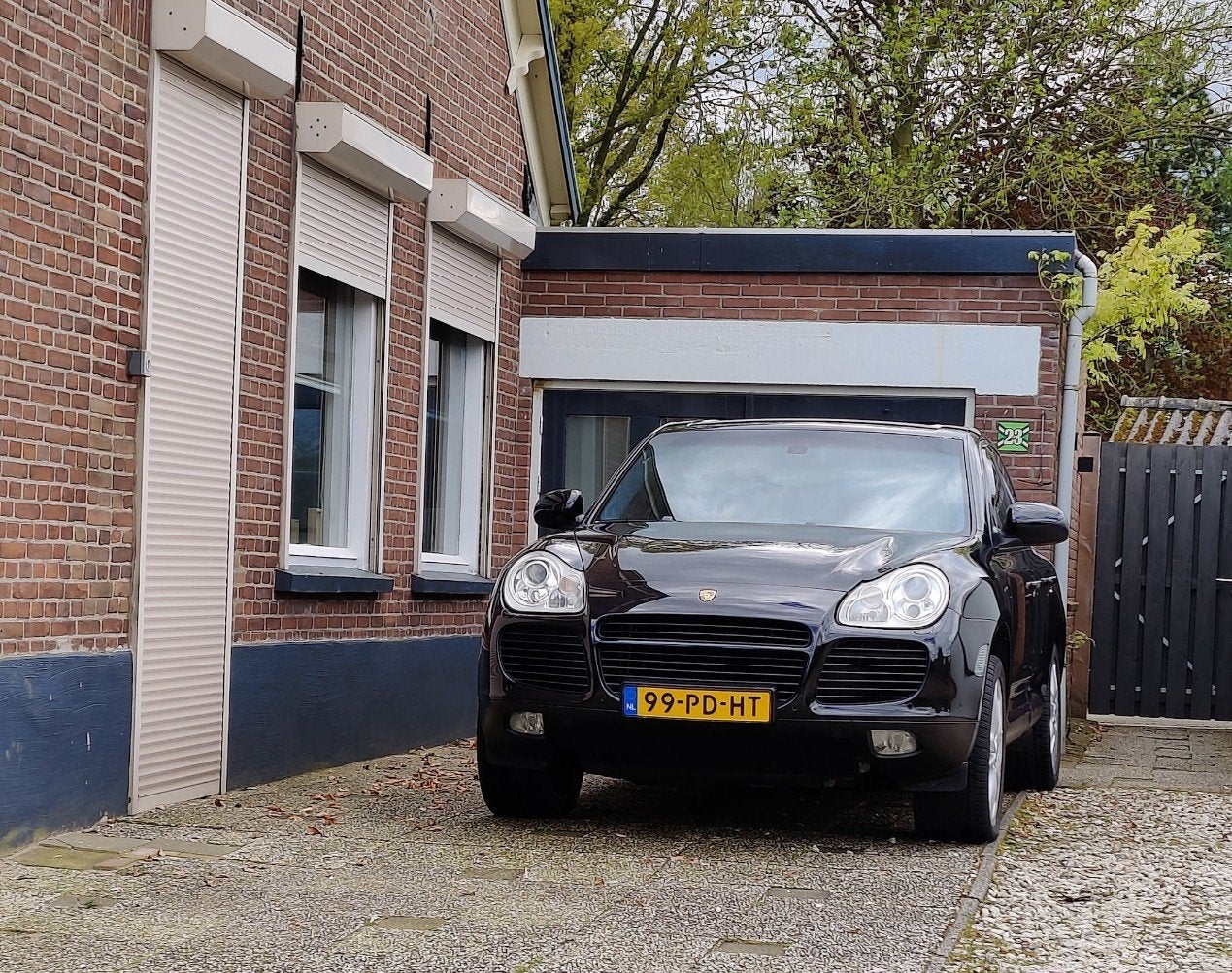 Porsche Cayenne 4.5 Turbo Tiptronic S 2004 Zwart, Auto's, Porsche, Automaat, Cayenne, 8 cilinders, Zwart