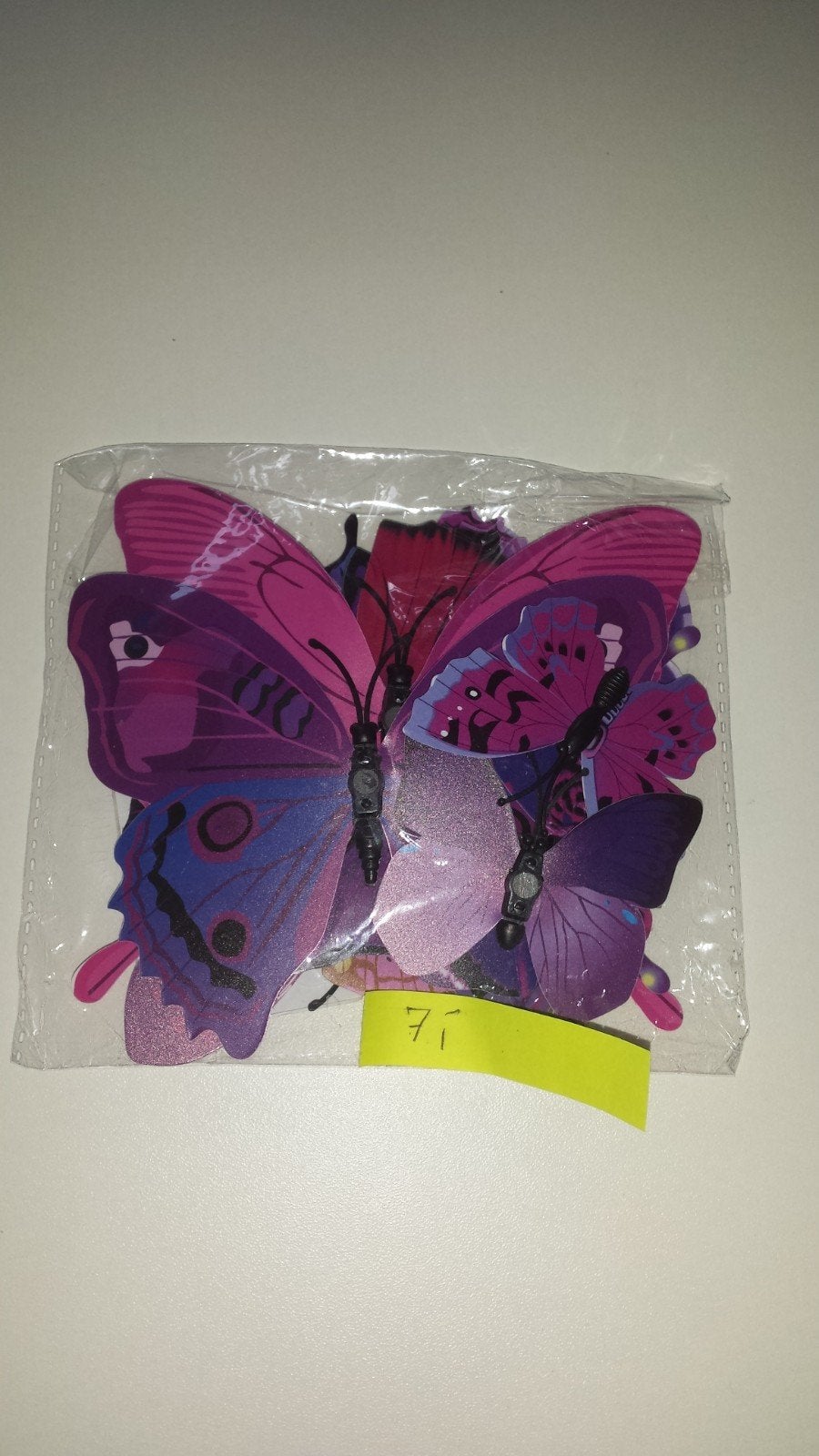 3D Vlinders voor Decoratie - Kunststof & Karton, Huis en Inrichting, Ophalen of Verzenden, Nieuw