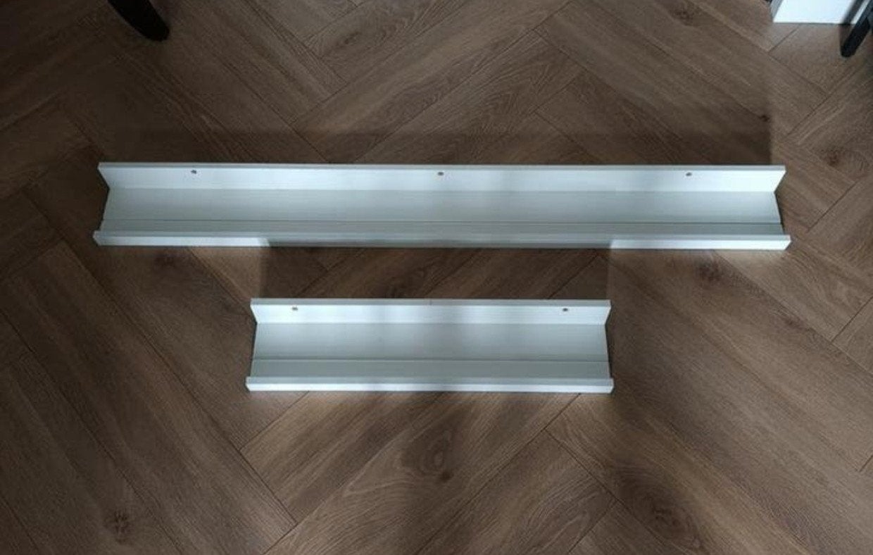 IKEA Mosslanda wandplanken wit (115cm & 55cm), Ophalen of Verzenden