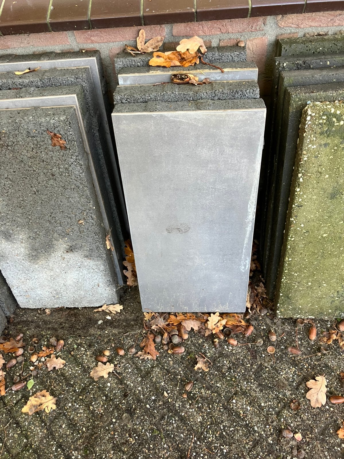 Tuin tegels 6 cm dik 13 stuks 60x30, Ophalen, Zo goed als nieuw, Beton, Terrastegels