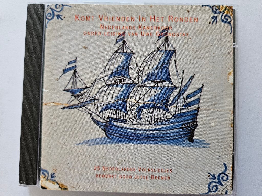 Komt Vrienden in het Ronden, Nederlands Kamerkoor Gronostay, Cd's en Dvd's, Ophalen of Verzenden, Zo goed als nieuw, Inclusief boekje