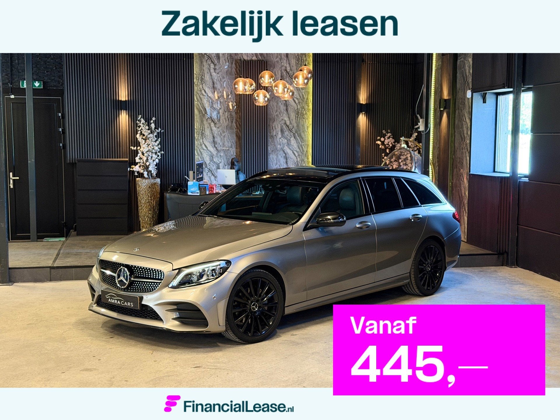 Mercedes-Benz C-klasse Estate 200 AMG|BURMESTER|SFEERVERLICH, Automaat, Euro 6, 4 cilinders, Origineel Nederlands