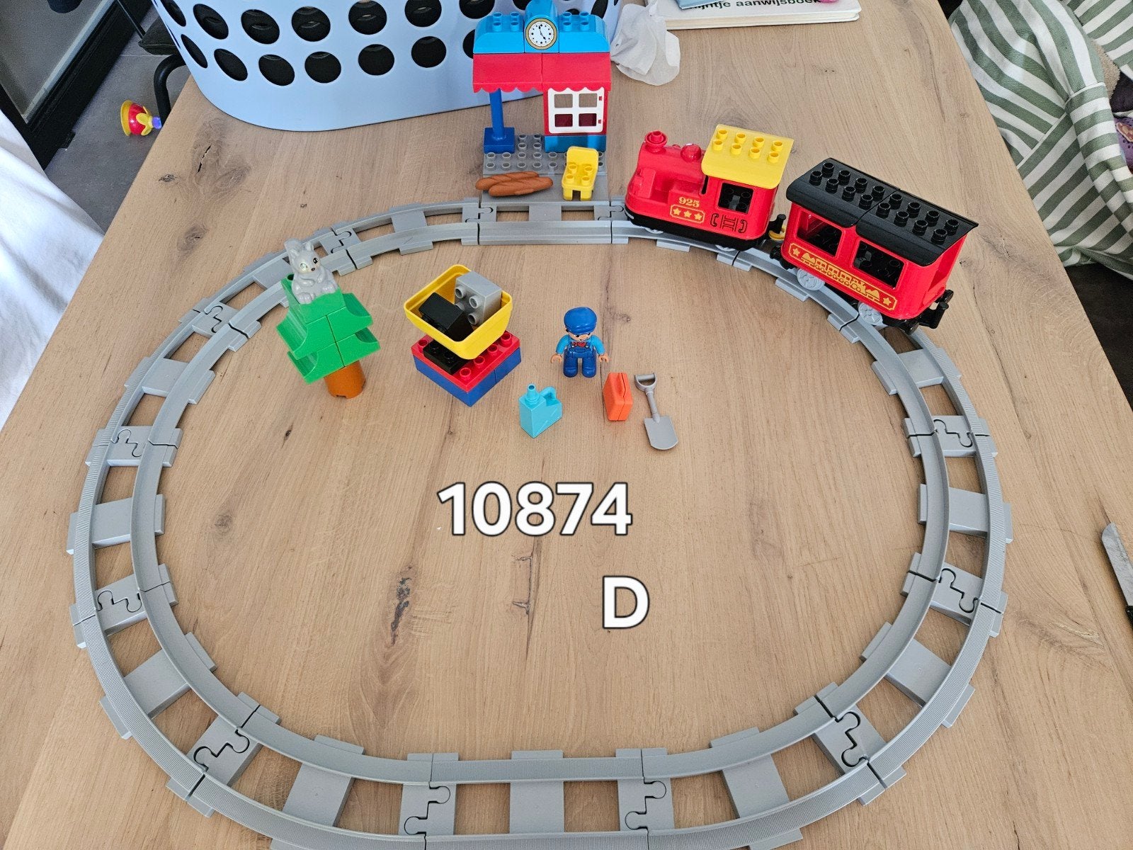 Duplo elektrische trein set 10874 D, Ophalen of Verzenden, Zo goed als nieuw, Duplo