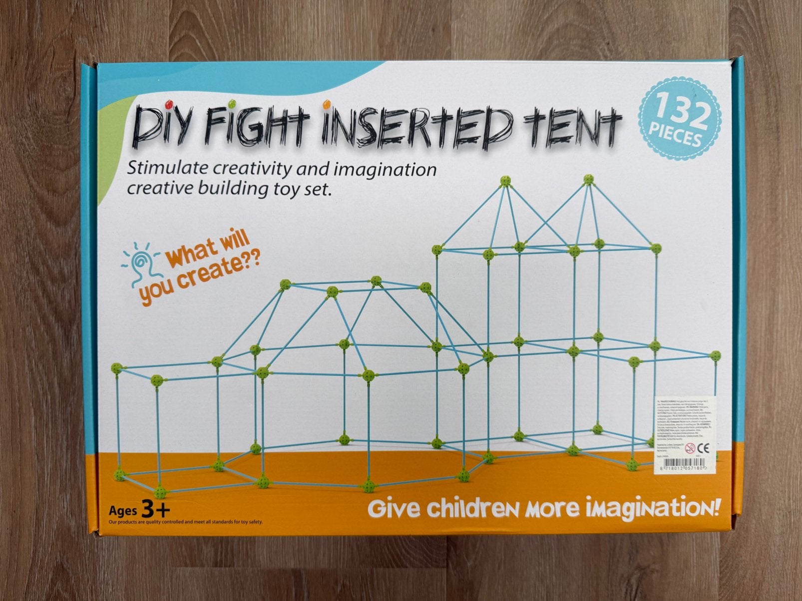 Fort bouwpakket diy fight inserted tent bouw zelf kasteel, Kinderen en Baby's, Ophalen of Verzenden, Zo goed als nieuw, Overige merken