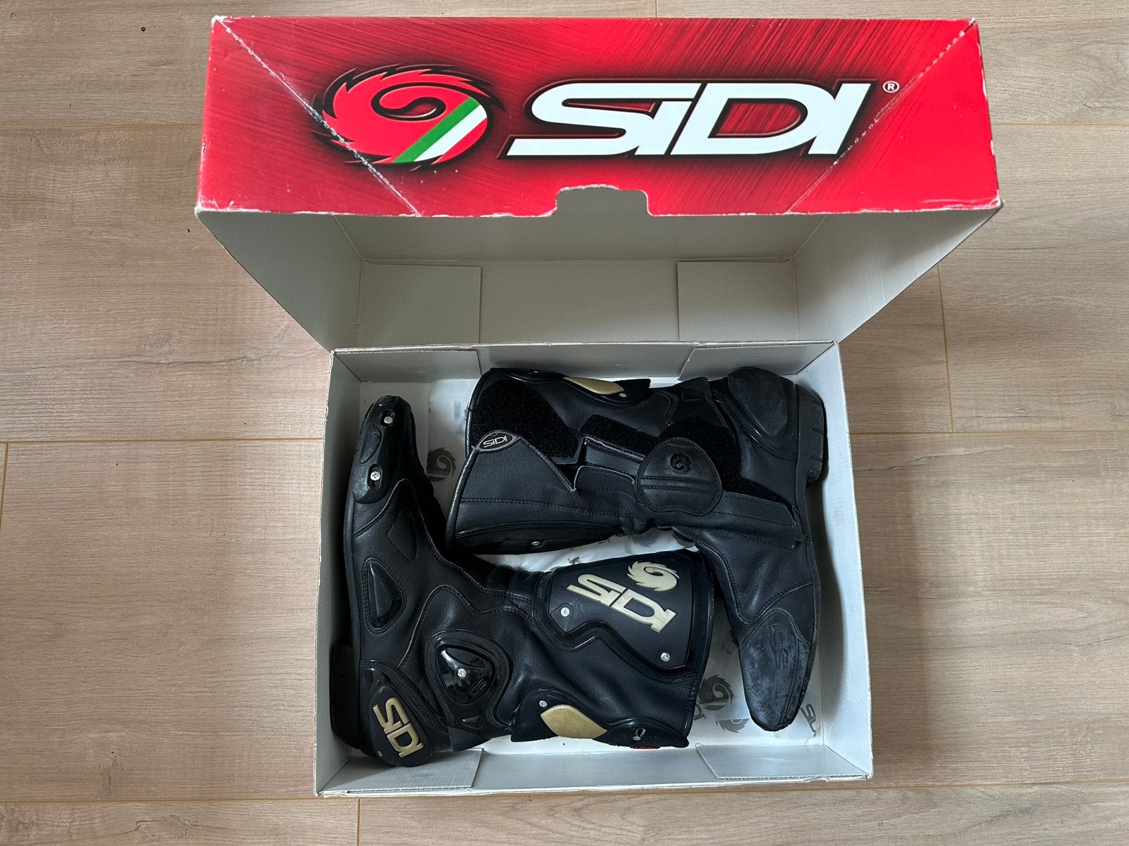 Motorlaarzen Sidi maat 45 zwart, Motoren, Kleding | Motorkleding, Verzenden, Tweedehands, Heren, Laarzen