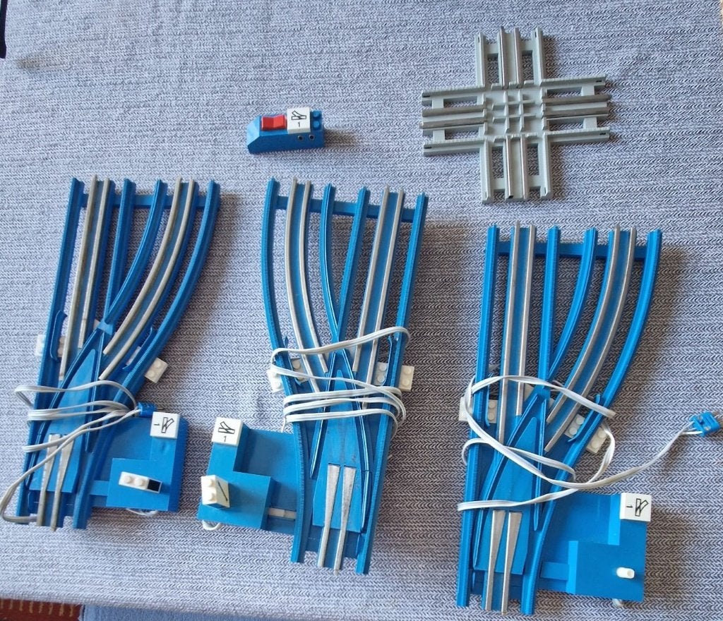 Lego 3 elektrische wissels 12V, Kinderen en Baby's, Ophalen of Verzenden, Gebruikt, Lego