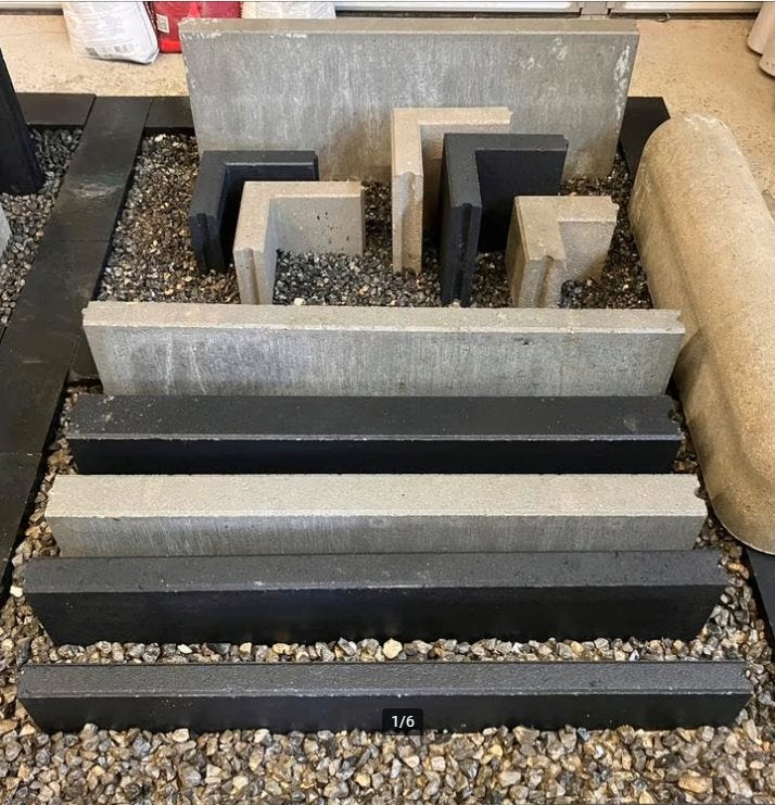 betonbanden betonband opsluitband kant randsteen randstein, Tuin en Terras, Bielzen en Borders, 100 tot 200 cm, Overige typen