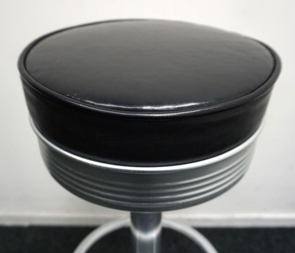Indecasa Barkrukken | Zwart Leer | Zithoogte 83 cm | Krukken, -, -, Leer, Ophalen of Verzenden