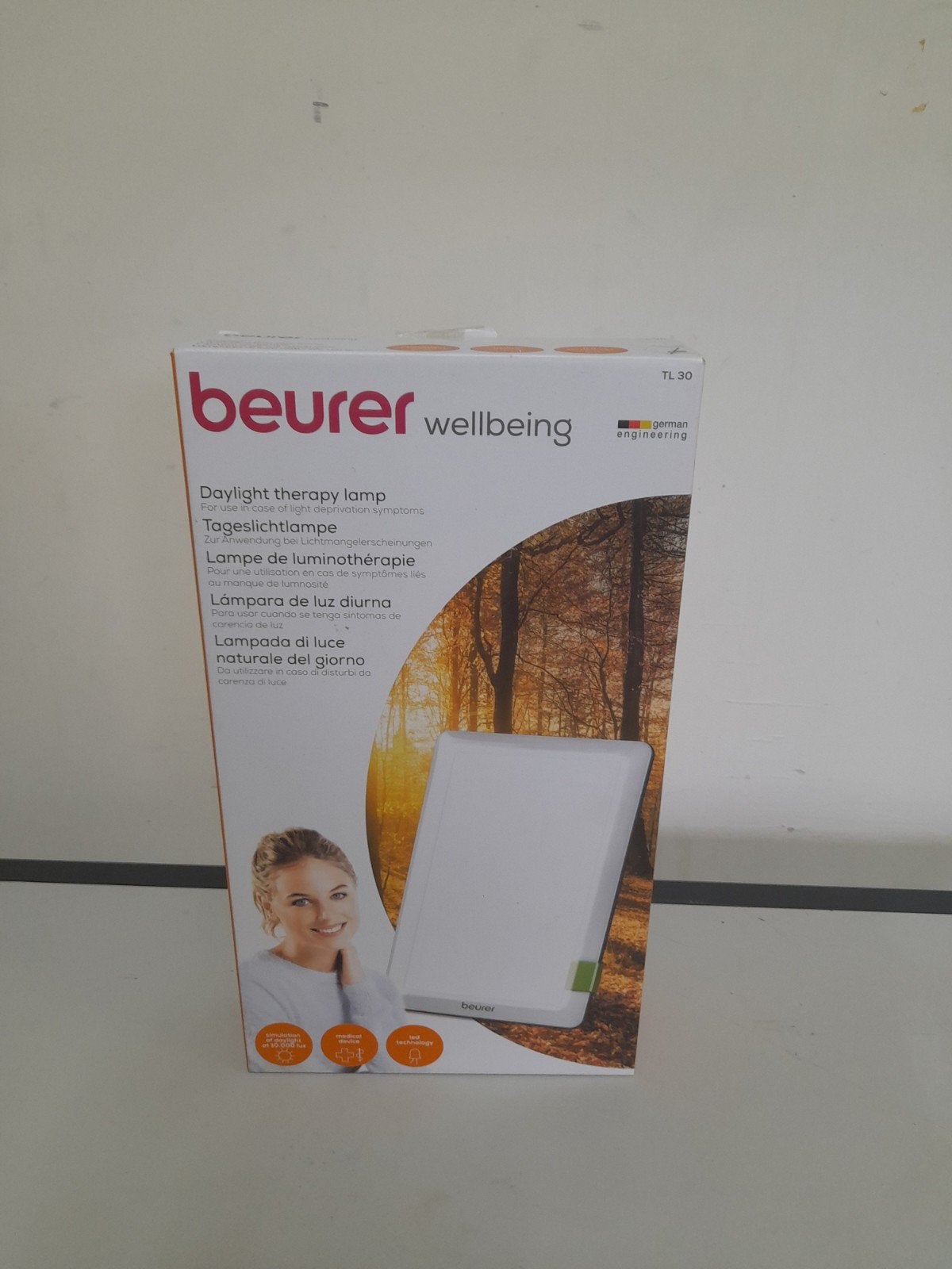 Beurer TL 30 Daglichtlamp, Met schakelaar, Wit, Overige merken, Kunststof