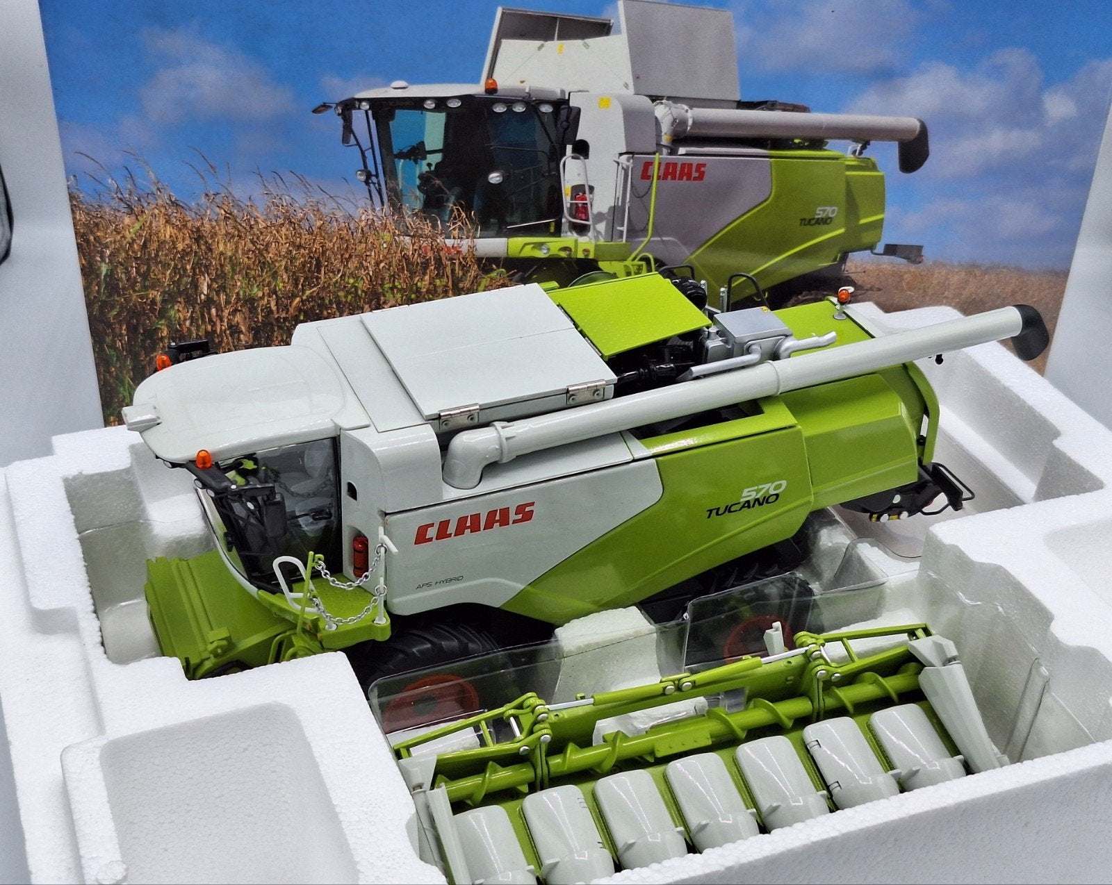 Claas Tucano 570 Conspeed, Overige merken, Wiking, Tractor of Landbouw, Ophalen of Verzenden