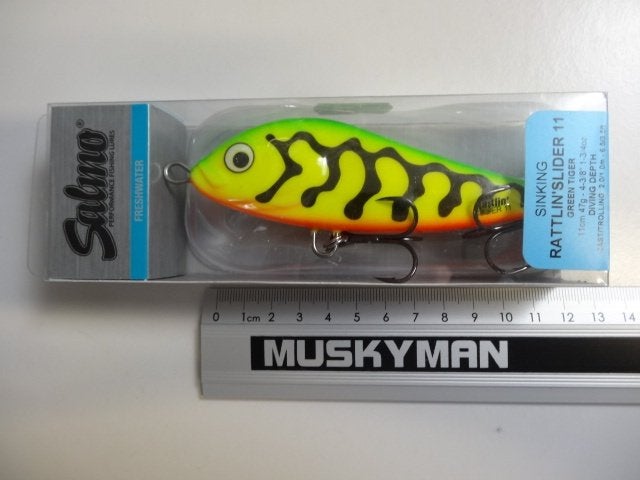 Kunstaas: Salmo Rattlin Slider 11 Sinking Jerkbaits, Watersport en Boten, Verzenden, Nieuw, Overige typen