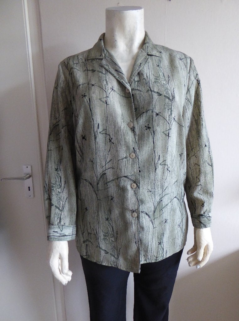 31...zgan  mooie blouse maat 48, Ophalen of Verzenden, Zo goed als nieuw, Overige kleuren, Blouse of Tuniek