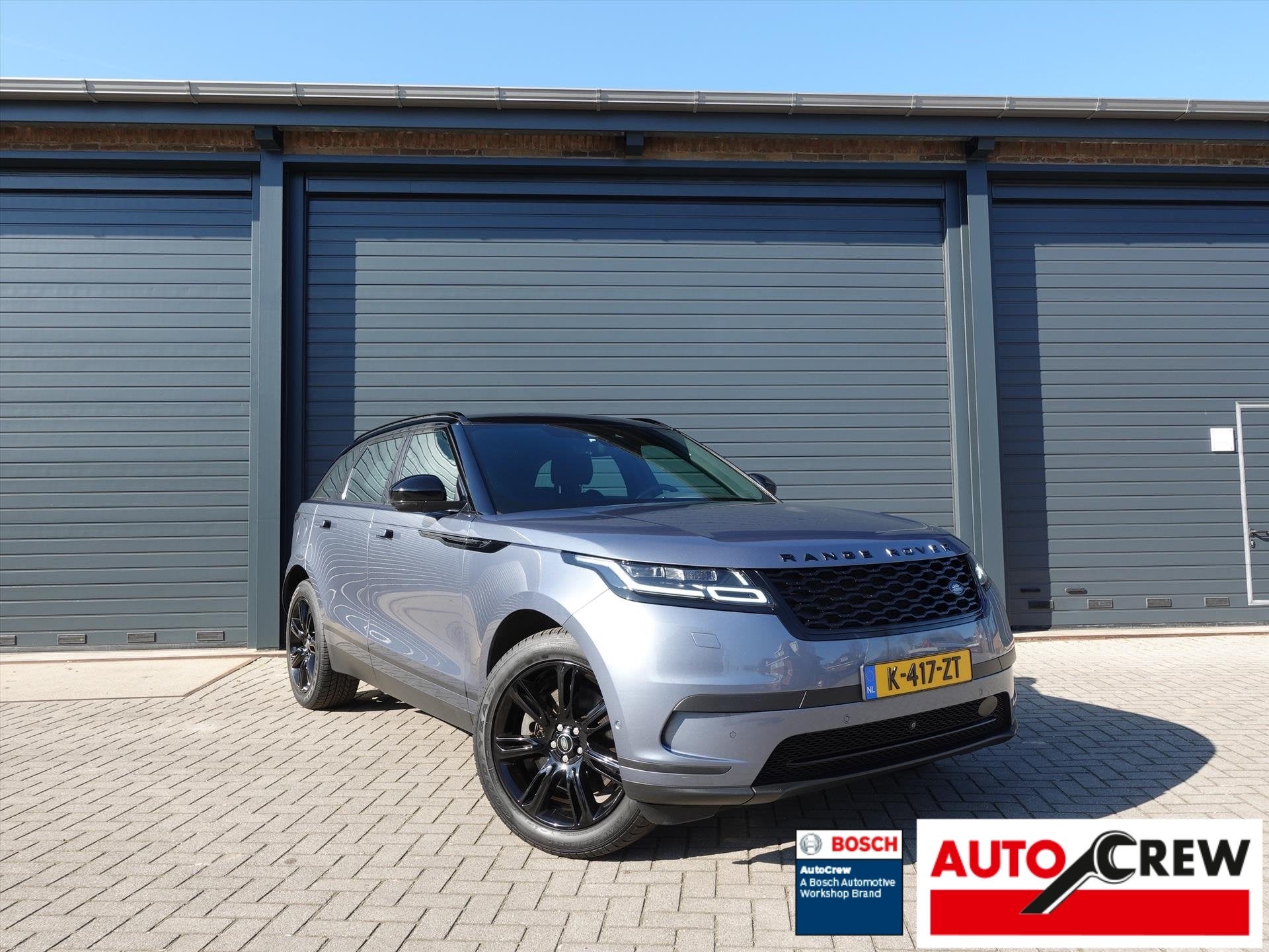 LAND ROVER Range Rover Velar P400 400pk AWD R-Dynamic SE 1E, Auto's, Automaat, Gebruikt, 2000 kg, Blauw