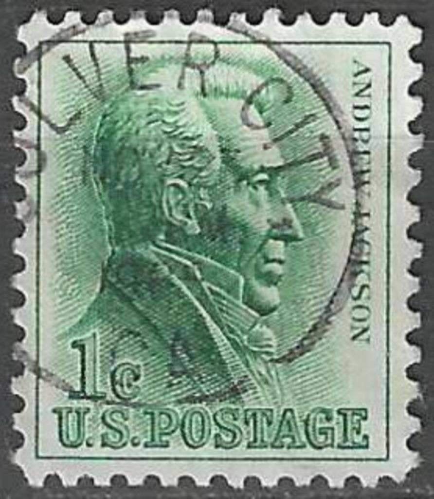 USA 1962/1963 - Yvert 740 - Andrew Jackson (ST), Verzenden, Gestempeld, Noord-Amerika