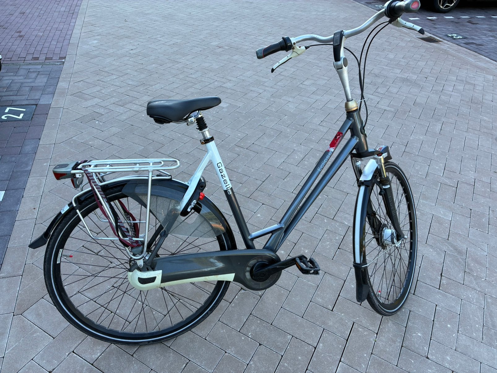 Gazelle eclips limited damesfiets, Ophalen, Gebruikt, Versnellingen, 56 cm of meer