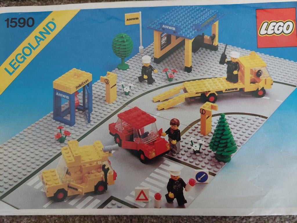 Legoland1590 anwb set, Ophalen of Verzenden, Zo goed als nieuw
