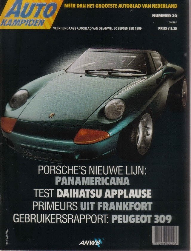 Autokampioen 20 1989 : Audi Quattro 20V Coupe - Porsche, Ophalen of Verzenden, Gelezen, Algemeen