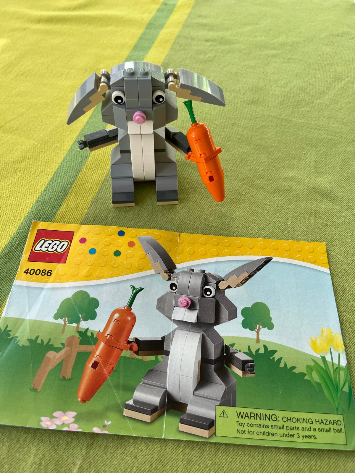 Lego Paashaas 40086 met wortel, Ophalen of Verzenden, Gebruikt, Overige merken