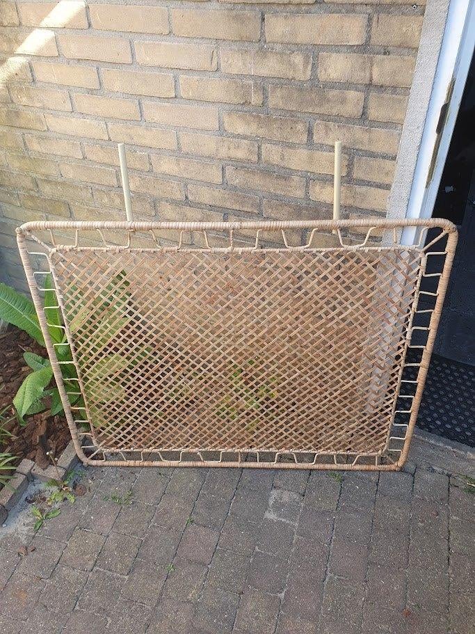 Rotan hoofdbord IKEA, Huis en Inrichting, Slaapkamer | Bedden, Ophalen, 100 cm, Bruin, Tweepersoons