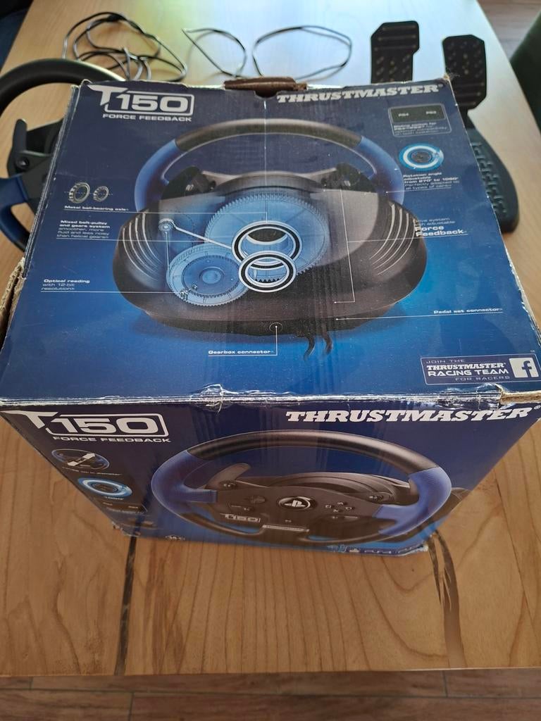 Thrustmaster T150 Force Feedback Stuur voor PS3/PS4, Ophalen, Gebruikt, Stuur of Pedalen, PlayStation 3