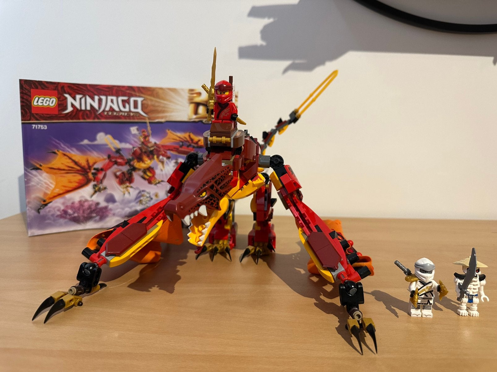 Lego Ninjago 71753 Fire Dragon Attack, Kinderen en Baby's, Speelgoed | Duplo en Lego, Ophalen of Verzenden, Zo goed als nieuw