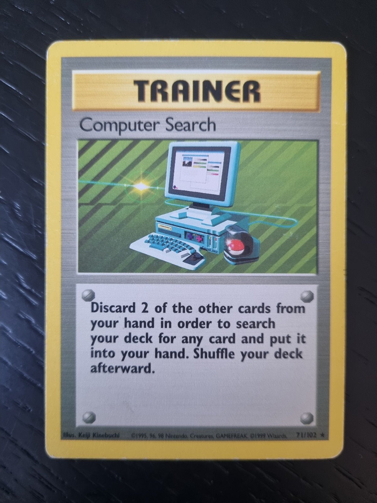 Computer search 71/102 rare* Engels , Base set trainer € 3, Ophalen of Verzenden, Gebruikt, Losse kaart
