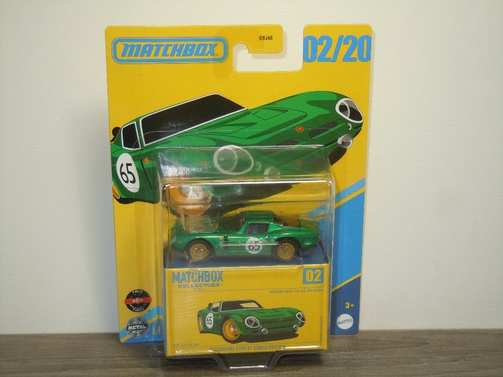 Bizzarrini 5300GT Corsa Revival - Matchbox - in Box, Auto, Verzenden, Nieuw, Matchbox
