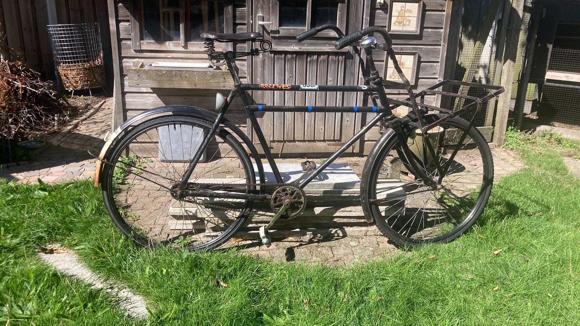 Transportfiets Empo., 55 tot 59 cm, Ophalen, Terugtraprem, Jaren '50