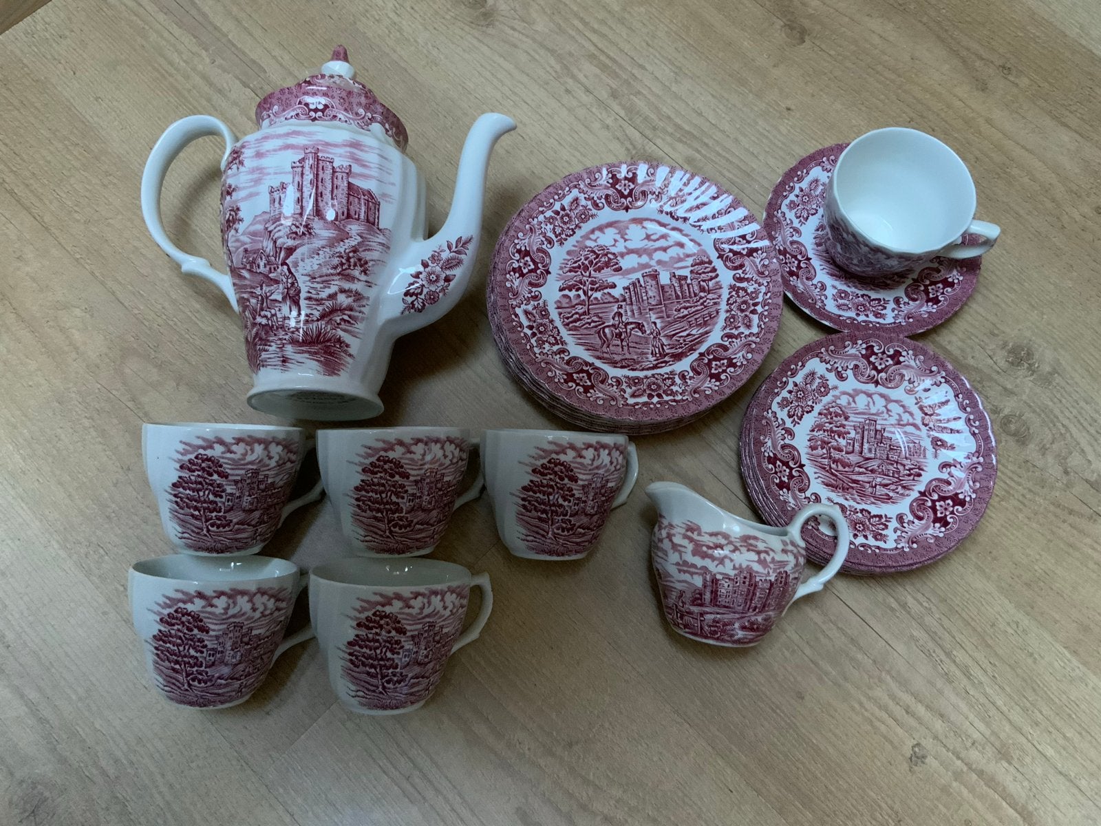 Vintage Koffie/Theeservies - Olde Country Castles & Lochs, Antiek en Kunst, Ophalen of Verzenden