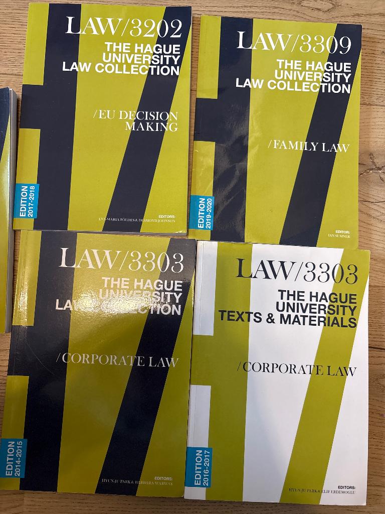Law Collections Haagse Hogeschool, Ophalen of Verzenden, Gamma, Zo goed als nieuw, HBO