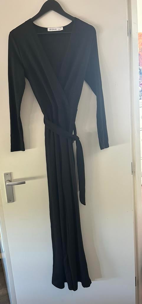 By Swan jumpsuit zwart/zilver glitter, maat L, Kleding | Dames, Jumpsuits, Ophalen of Verzenden, Nieuw, Maat 42/44 (L), Zwart