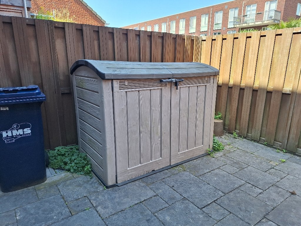 Keter Opbergkast Store It Out Ultra, Tuin en Terras, Ophalen, Gebruikt, Kunststof, Containerberging