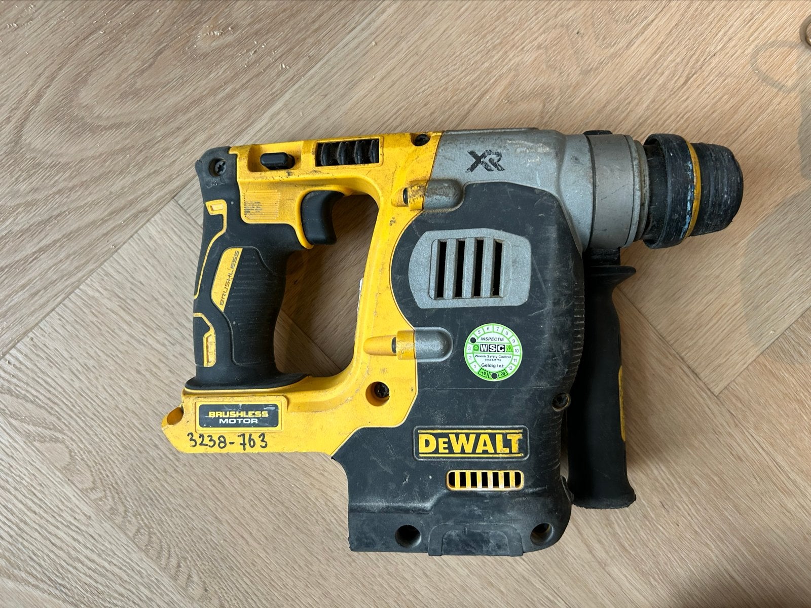 DeWALT DCH273 18V Li-ion XR accu SDS-plus combihamer body, Ophalen of Verzenden, Gebruikt, Boor- en/of Breekhamer, Klopboormechanisme