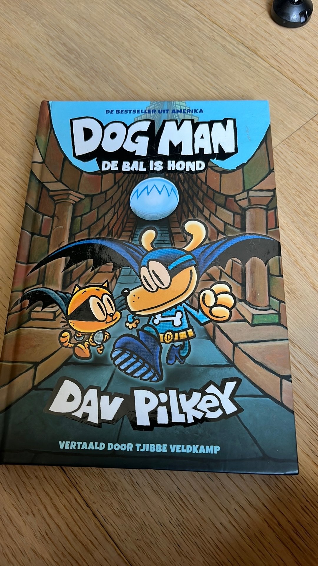Dav Pilkey - De bal is hond. Dog Man., Fictie algemeen, Ophalen of Verzenden, Zo goed als nieuw, Dav Pilkey