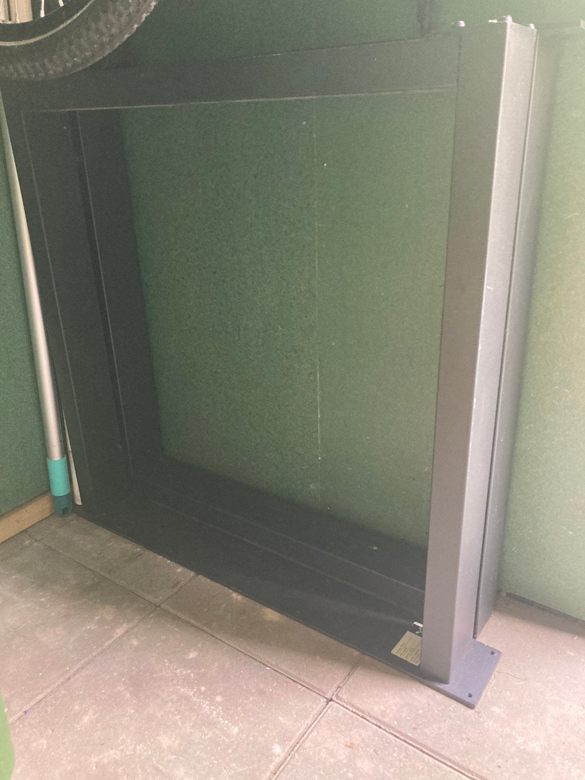 Woood metalen u tafelpoten zwart zgan, Ophalen, Minder dan 50 cm, 50 tot 100 cm, Rond