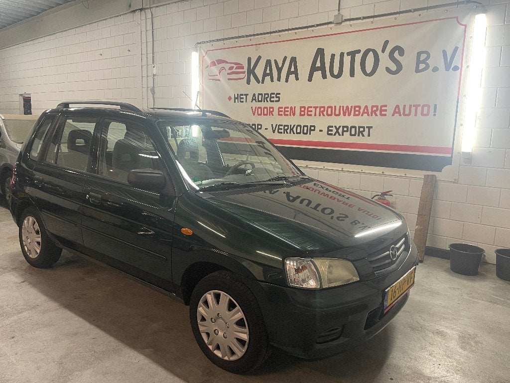 Mazda Demio 1.5 Touring AUT 2001 Groen, Auto's, 410 kg, Origineel Nederlands, Bedrijf, 900 kg