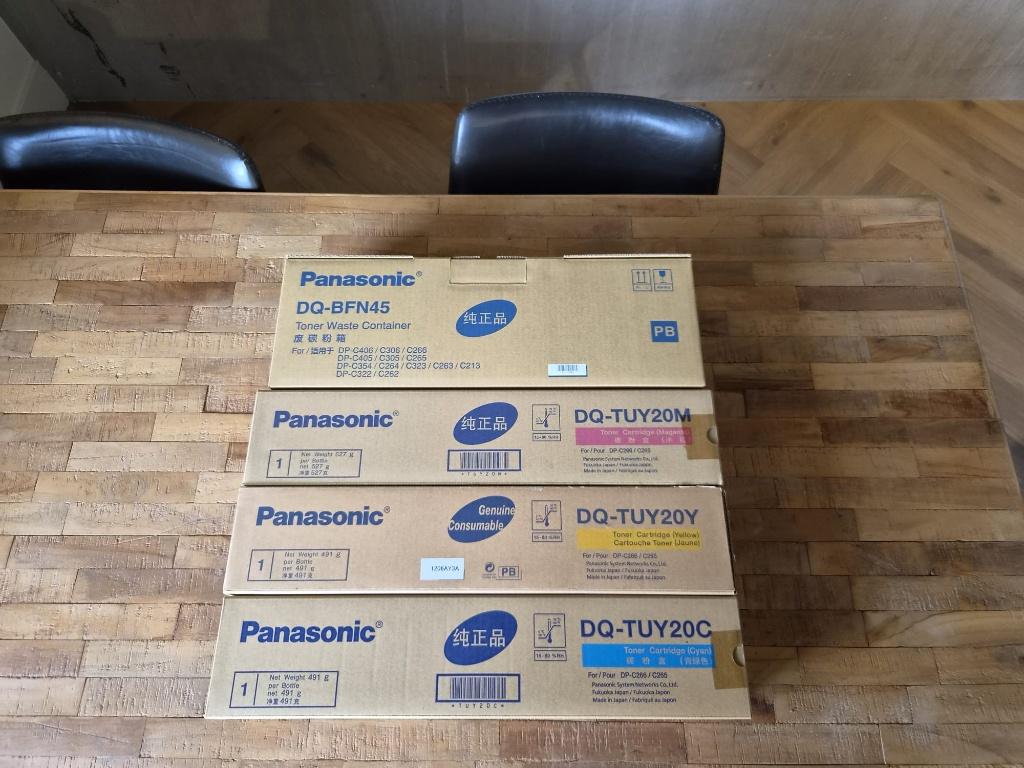 Panasonic Toners 3x - g.v. Workio DP-C265, C266, C305, C306, Computers en Software, Printerbenodigdheden, Nieuw, Toner, Ophalen