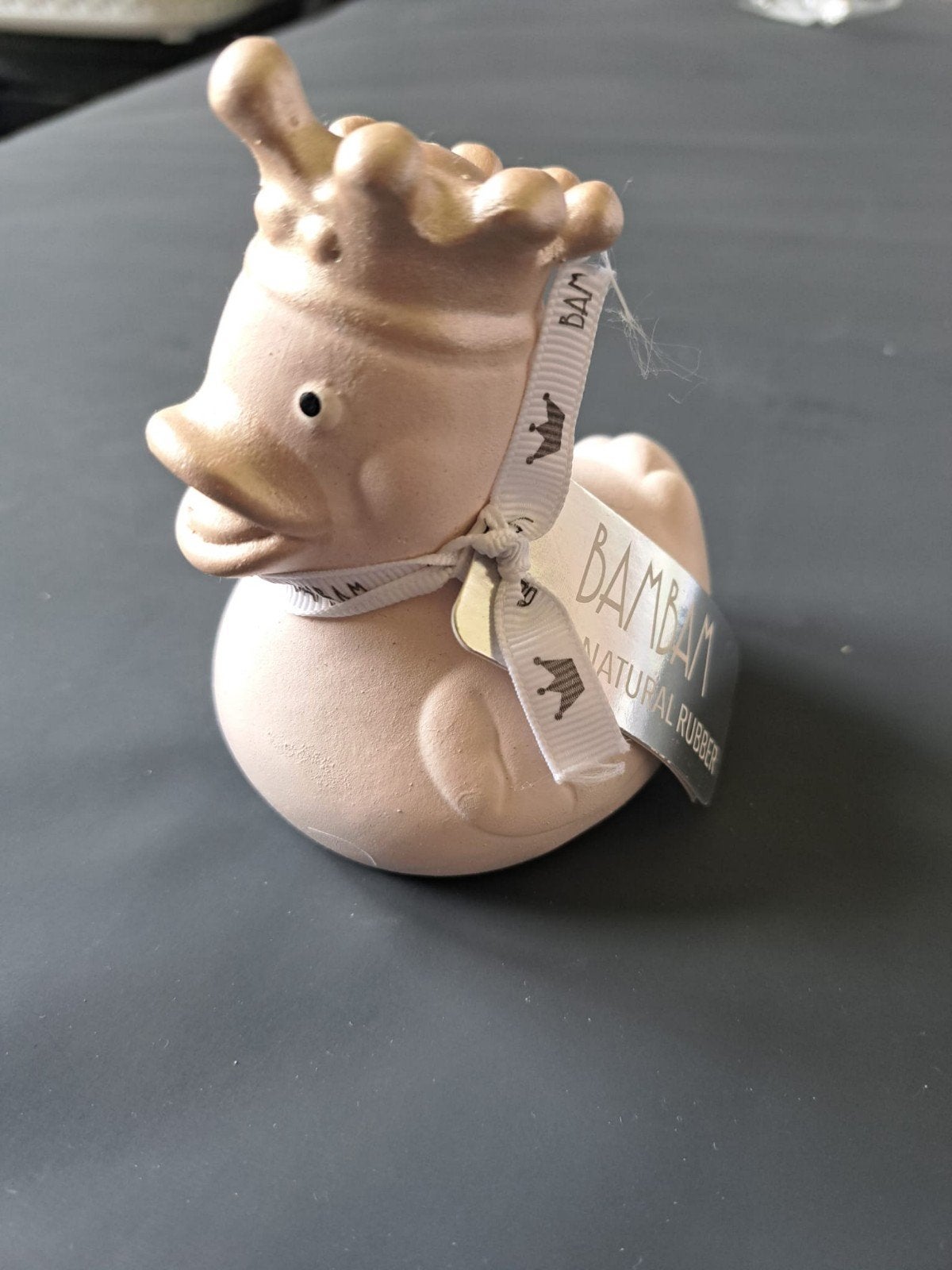 BAMBAM badeendje met kroon - Natuurlijk rubber, Ophalen of Verzenden, Zo goed als nieuw, Overige typen