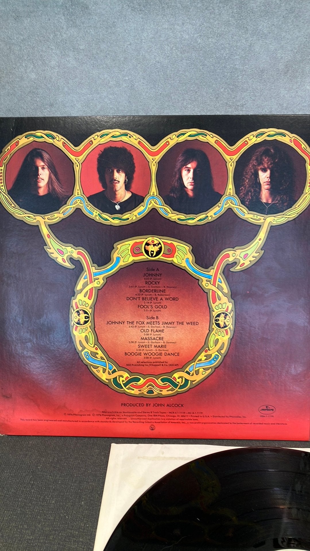 Thin Lizzy — Johnny The Fox, Ophalen of Verzenden, Inclusief binnenhoes, 12 inch, 1970 - 1979