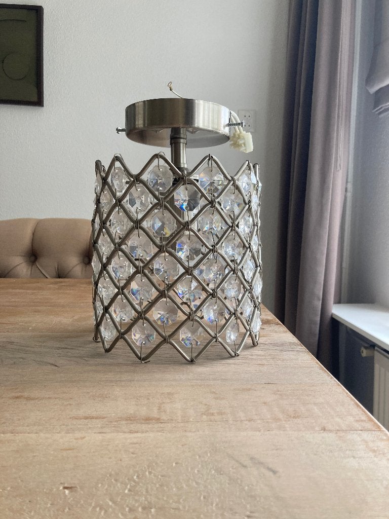 Lamp, Ophalen, Zo goed als nieuw, Glas, E27 (groot)