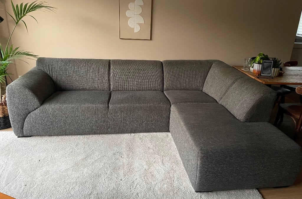 Comfortabele hoekbank - mag weg voor een lage prijs!, Huis en Inrichting, Ophalen, 250 tot 300 cm, Gebruikt, Hoekbank