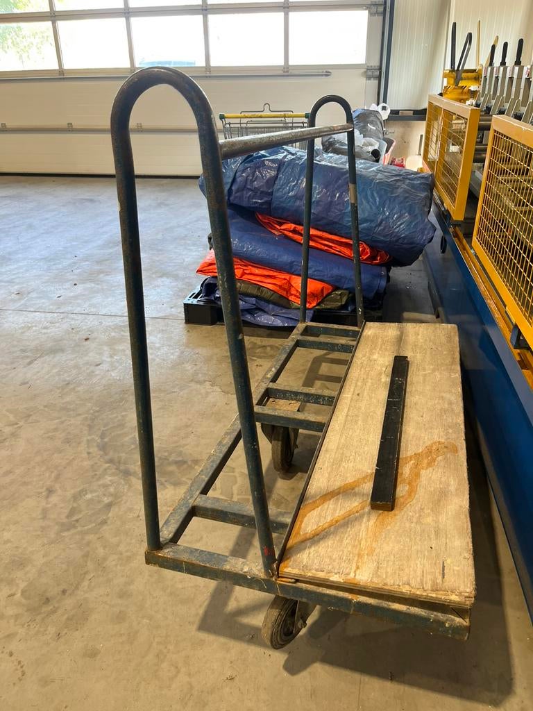 Platenkar 2 stuks, Doe-het-zelf en Verbouw, Transportwagens, 100 liter of meer, Ophalen, Zo goed als nieuw, Transportkar
