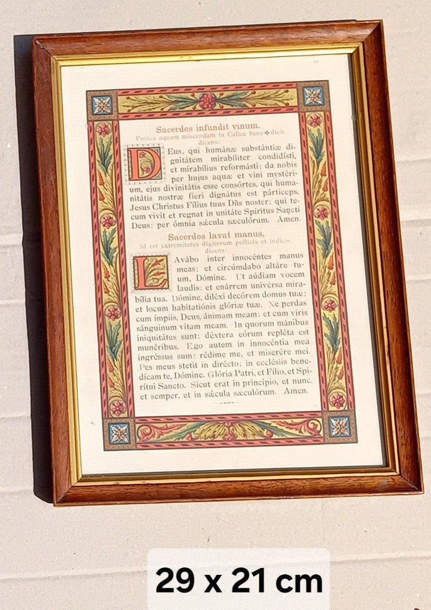 Religieuze liturgische altaarcanonbord, Verzamelen, Religie, Ophalen of Verzenden
