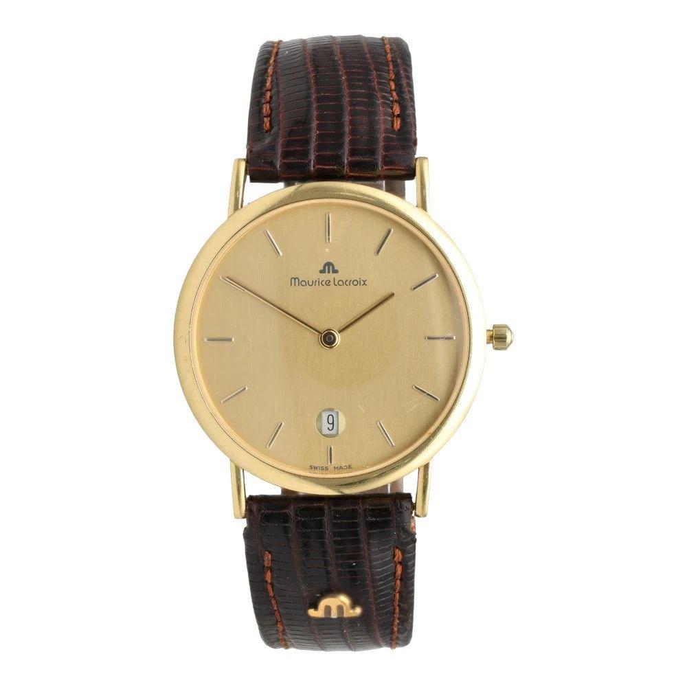 Maurice Lacroix 18k gouden horloge, Ophalen of Verzenden, Zo goed als nieuw, Goud