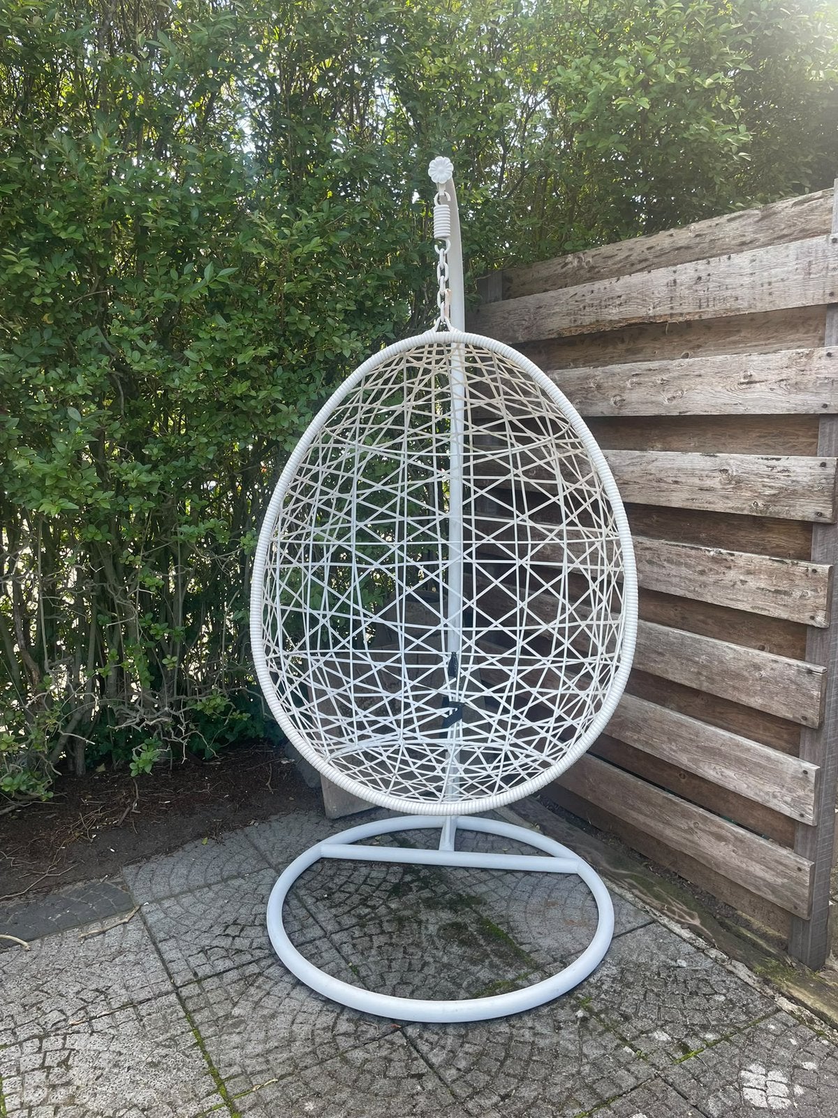 Leuke hangstoel, prima staat!, Ophalen of Verzenden, Zo goed als nieuw, Rotan