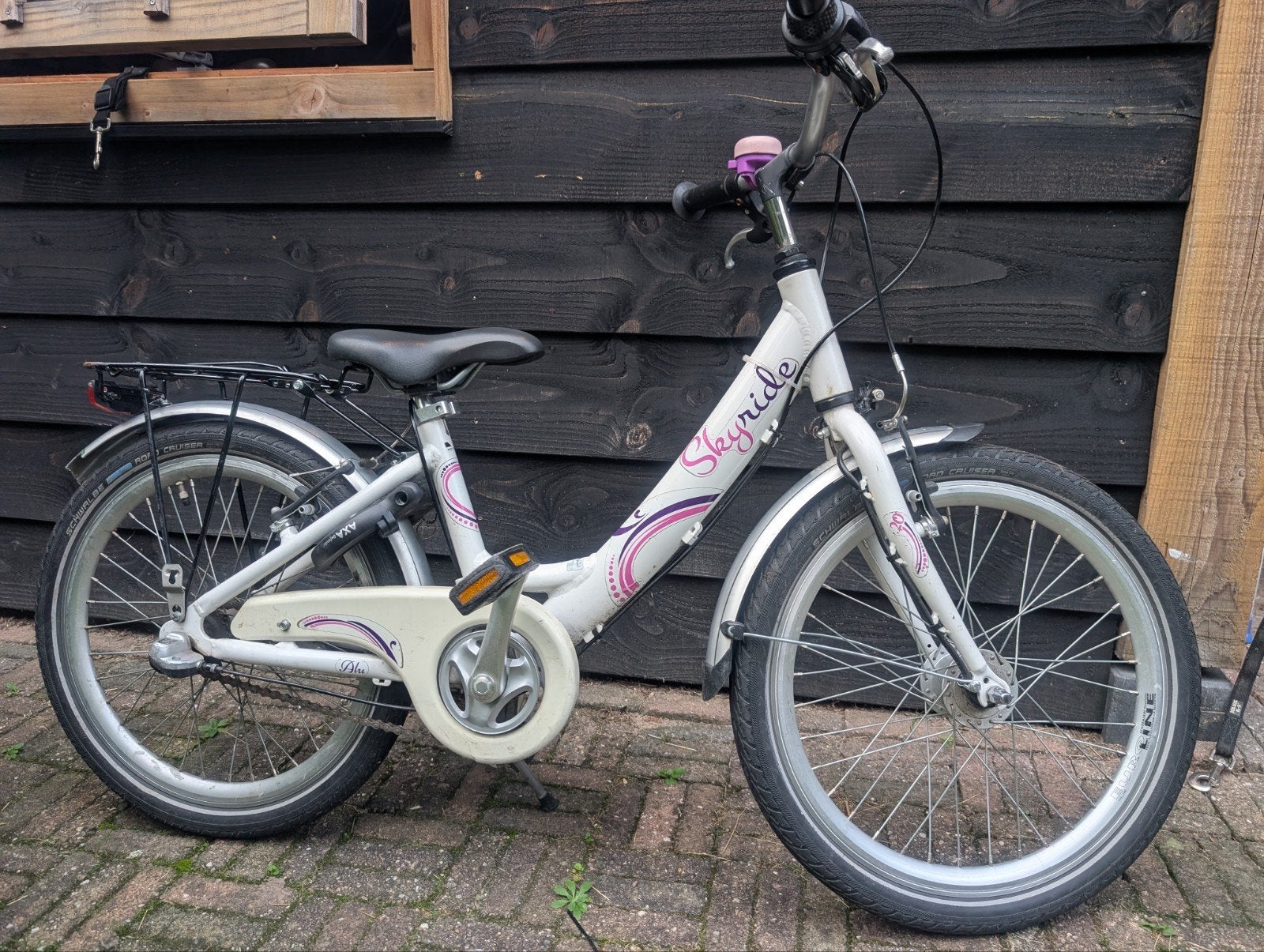 Meisjesfiets Puky Skyride 20 inch - naafdynamo - 3 versne, Fietsen en Brommers, Ophalen, Gebruikt, 20 inch, Versnellingen