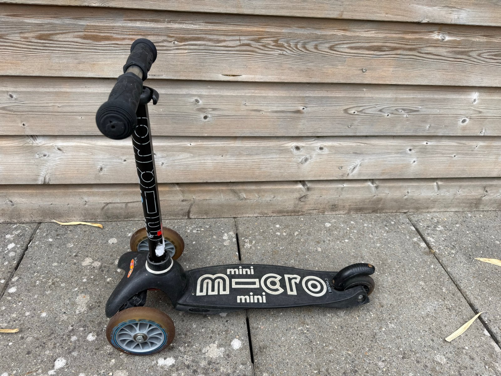 Mini Micro Step Zwart, Fietsen en Brommers, Ophalen, Gebruikt, Gewone step