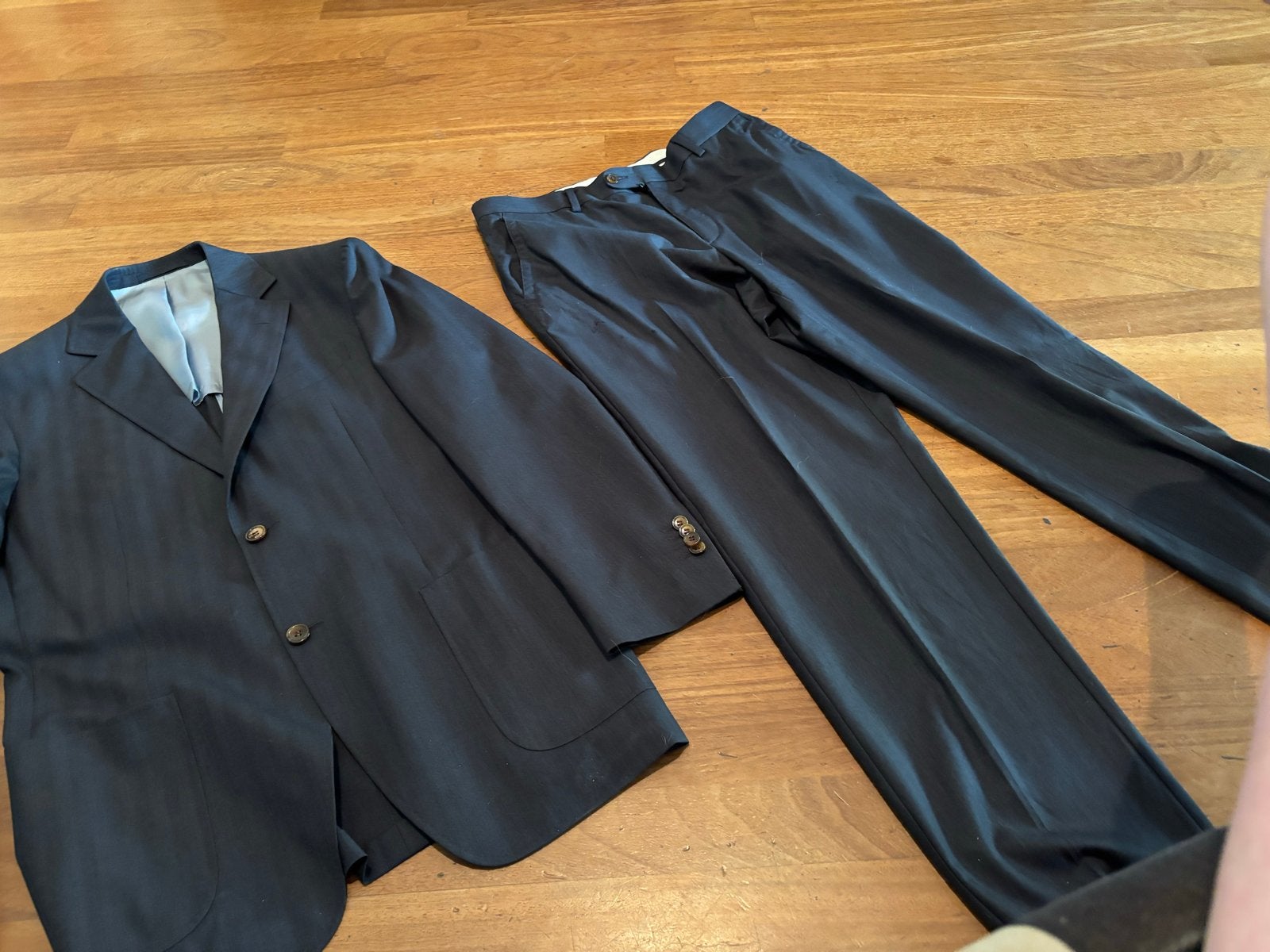 Nieuwstaat! SuitSupply Super 150's Pure Wool Pak - Maat 94, Ophalen of Verzenden, Zo goed als nieuw, Maat 52/54 (L), Blauw