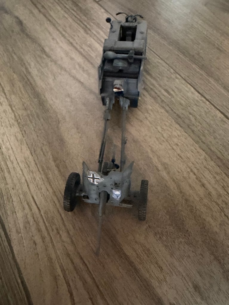 kettenkrad + 3,7 cm pak. modelbouw, Tank, Groter dan 1:32, Nieuw, Ophalen of Verzenden