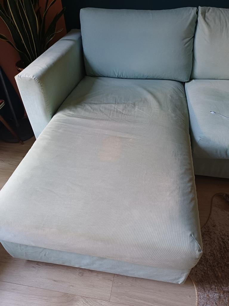Chaise Longue Vimle Ikea stof Saxemare lichtblauw, Huis en Inrichting, Banken | Sofa's en Chaises Longues, Ophalen